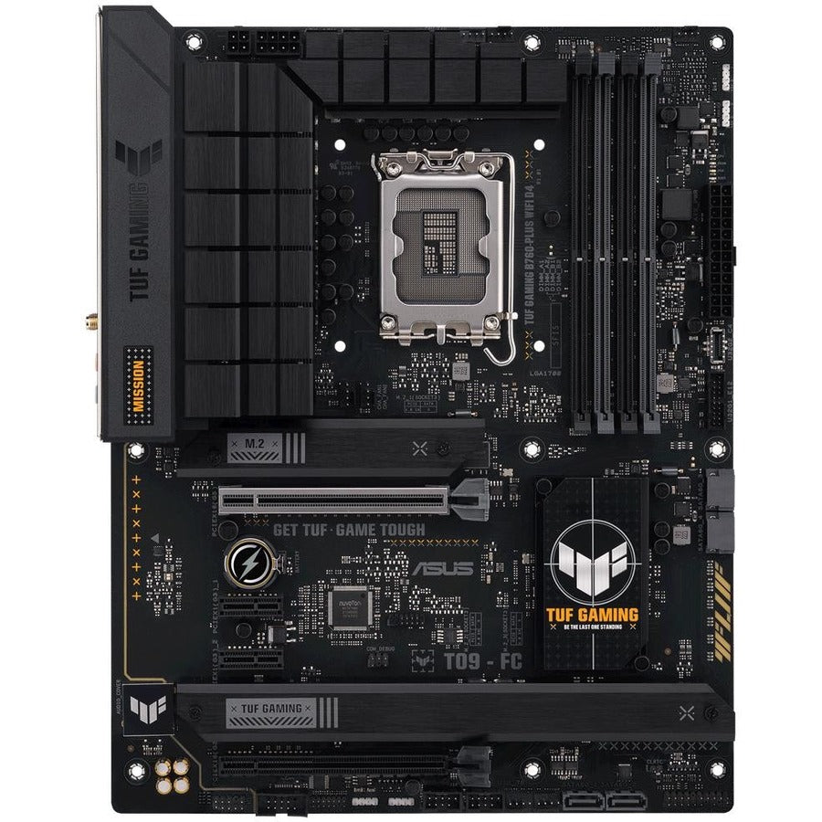 TUF GAMING B760-PLUS WIFI Gaming Desktop Motherboard - Intel B760 Chipset - Socket LGA-1700 - ATX TUF GAMING B760-PLUS WIFI Gaming Desktop Motherboard - Intel B760 Chipset - Socket LGA-1700 - ATX